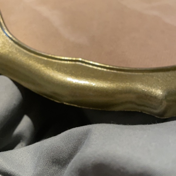 16x13 Frame Vintage Gold Scalloped Shaped Metal - Picture 4 of 4